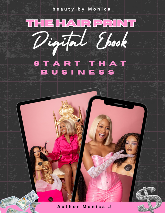 The Hair Print E-book | 5 step blue print for beauty entrepreneurs